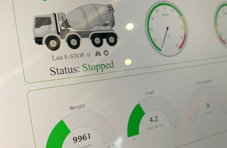 vehicle tracking concrete industry